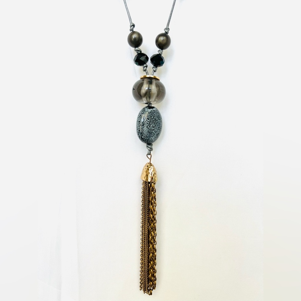 Beaded Rope Necklace - Picture 2 of 5
